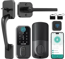 WiFi Smart Deadbolt Lock: Smart Locks for Front Door,Front Door Lock Set Keyl...