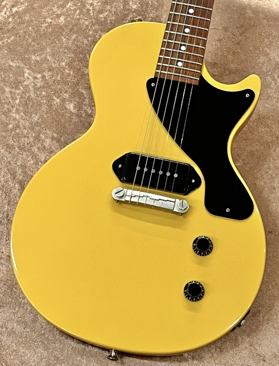 Gibson 100TH Anniversary LES Paul Junior Single CUT Gloss Yellow 2015 [AUTH]