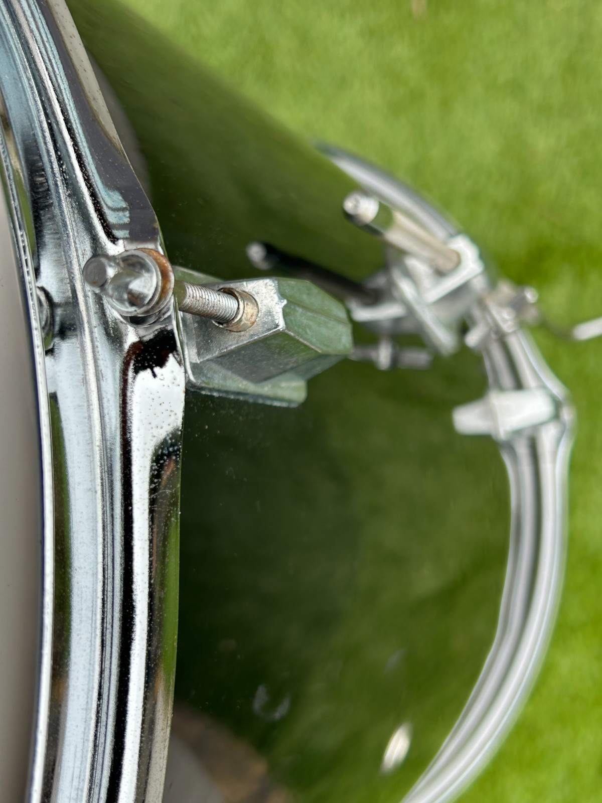 16'' x 16'' Floor Tom drum with Legs - Black photo 12
