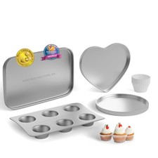 Kids Oven Pan Set Kids Baking Pans Accessories for Easy Bake Oven Bakeware