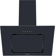 Cookology Angled Cooker Hood VER705BK/A++ 70cm Chimney Extractor - Grade C