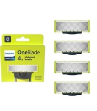 Image of Philips OneBlade QP240/50 Stainless Steel Face Refill Cartridges 4 Pack