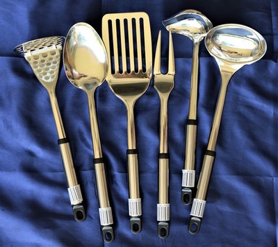 NEW 6 PCS 18/8 Stainless Steel Cooking Utensil Set Kitchen Tool Gadget Household