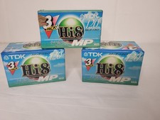 TDK MP 120 HI 8 VIDEO Cassette Tapes Japan - 3 Pack X 3, Sealed New