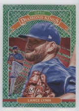 2020 Donruss Optic Diamond Kings Choice Green Dragon Prizm 6/84 Lance Lynn 0r2f