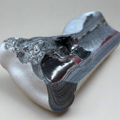 Historical Fordite Cutting Rough, Michigan, 43.6gr - Picture 3 of 3