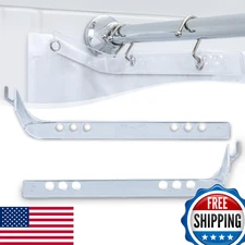 SlipX Solutions No Mess Shower & Bathtub Splash Guard - 2 Pack for Curtain Liner