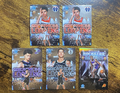 2025 Bowman Chrome 5-Card Lot Rookie Inserts - Riley/Clayton Jr/Maluach