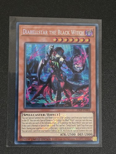 Diabellstar the Black Witch [Secret Rare] 25LP-EN001 card