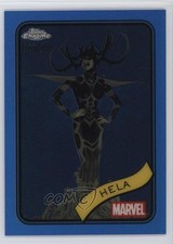 2025 Topps Chrome Marvel Comics Blue Refractor /299 Hela #79 15wb