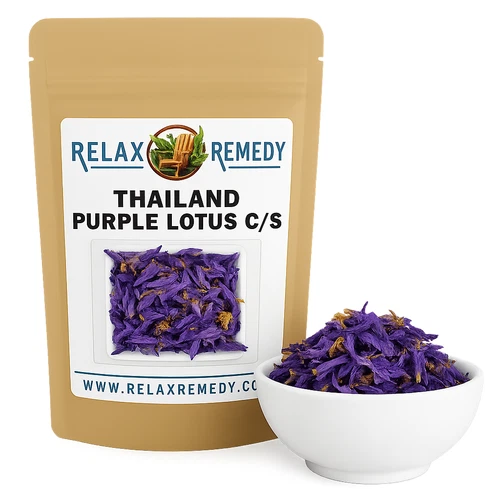 Thailand Purple Lotus C/S - 100% Pure, Nelumbo Nucifera, Calming Spirit Blue