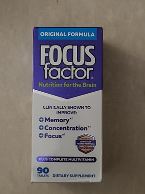 Focus Factor Nutrition for The Brain Tablets - 90 Tablets Expiration: 2027