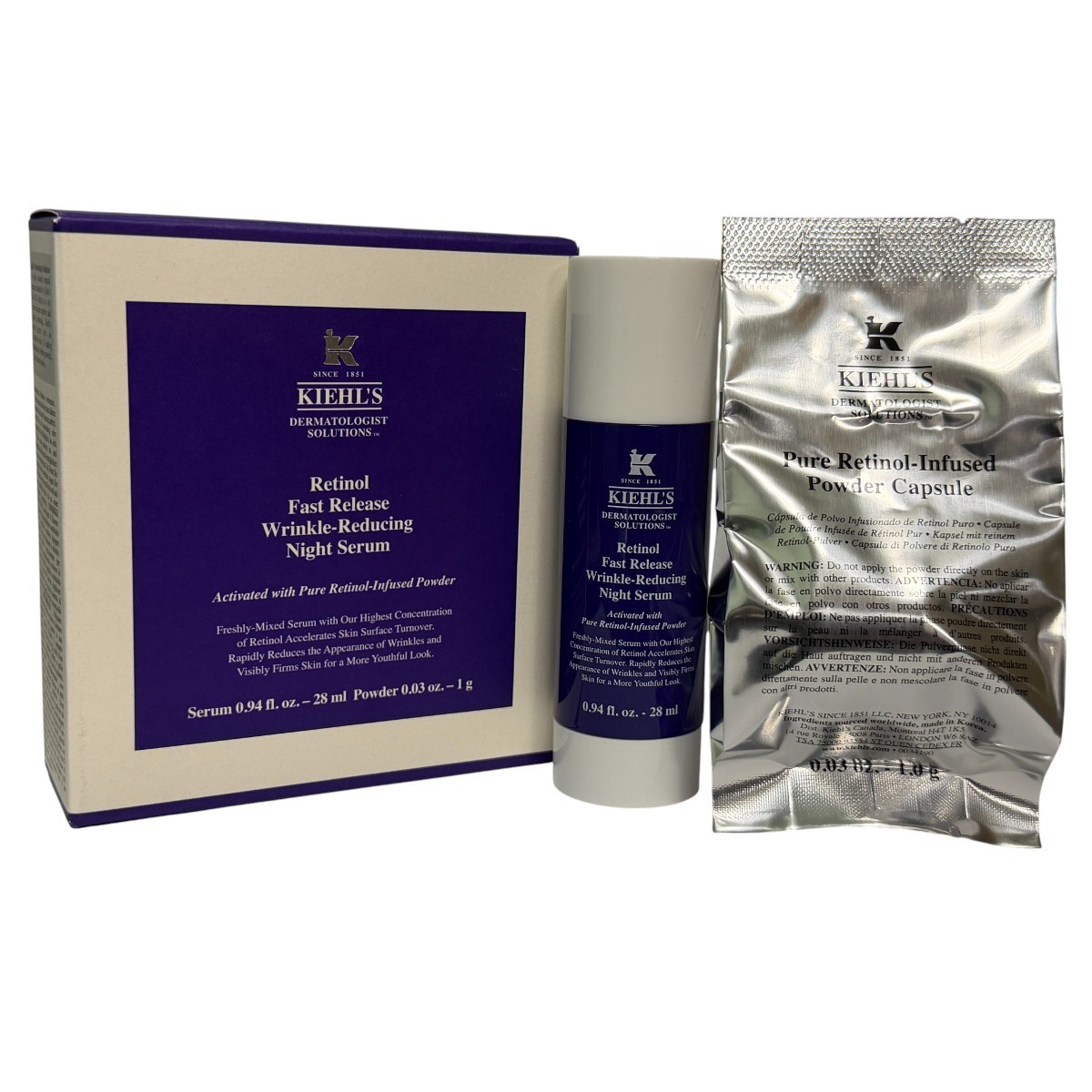 Kiehl's Retinol Fast Release Wrinkle Reducing Night Serum 28ml