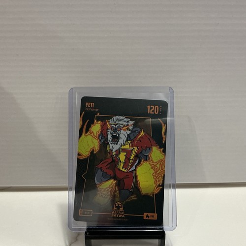 Yeti 2024 Bo Jackson Battle Arena Battle Foil Fire 1st Edition Card!!