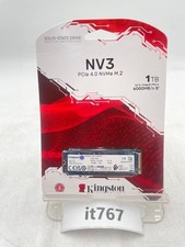 Kingston NV3 1TB PCI Express 4.0 NVMe M.2 Solid State Drive. SEALED