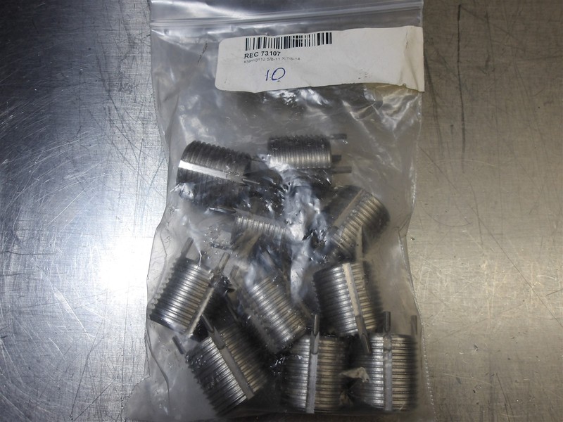 10pcs NEW! Recoil 5/8-11 x 7/8-14 Heavy Duty Stainless Steel Keyserts 73107