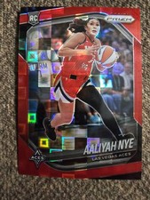 2025 Panini Prizm WNBA Aaliyah Nye #15 Red Pandora Prizms Rookie RC 077/199 Aces