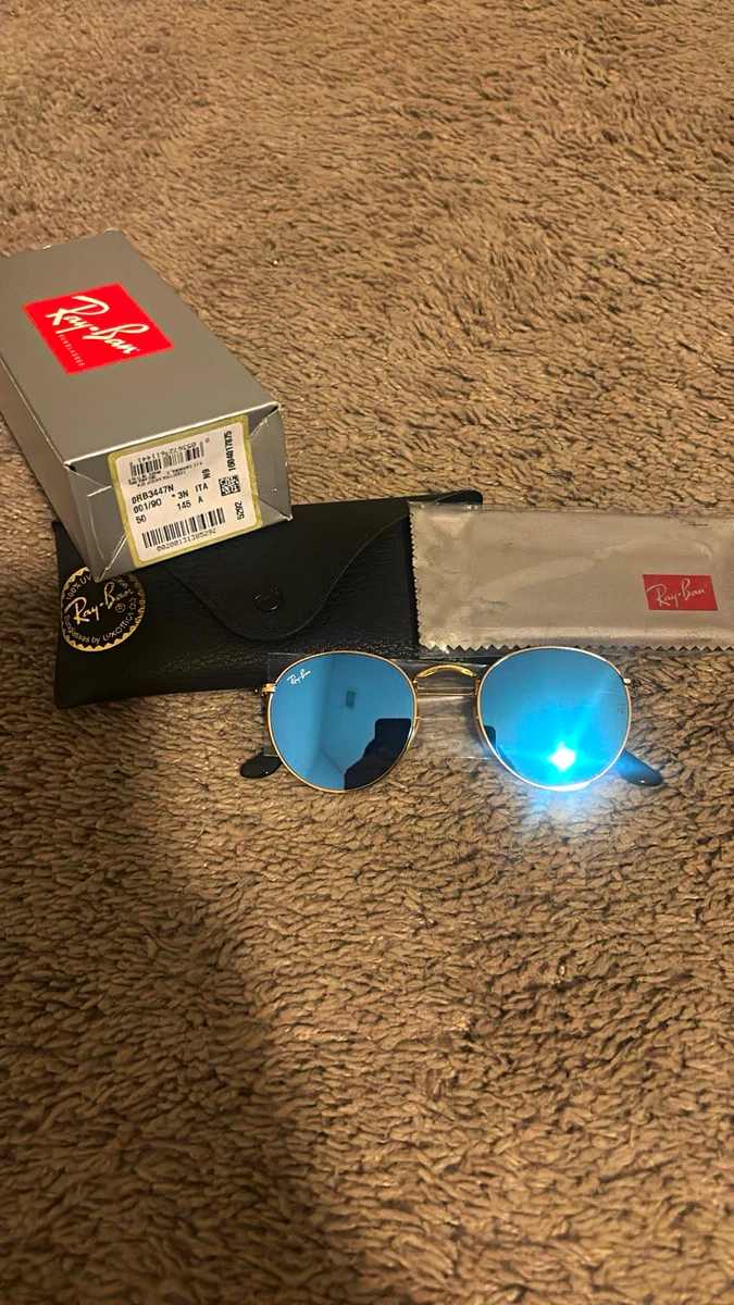 Ray-Ban Gold Blue Sunglasses for Men for sale | eBay