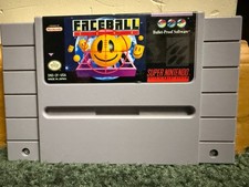 FACEBALL 2000 for SNES Super Nintendo video game cart only TESTED VG 1992 FPS