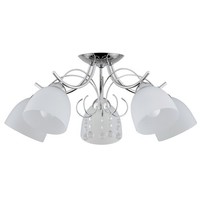 Deckenleuchten Klassisch In Silber 5X60W/E27 IP20 Leuchten FüR Innenbereich