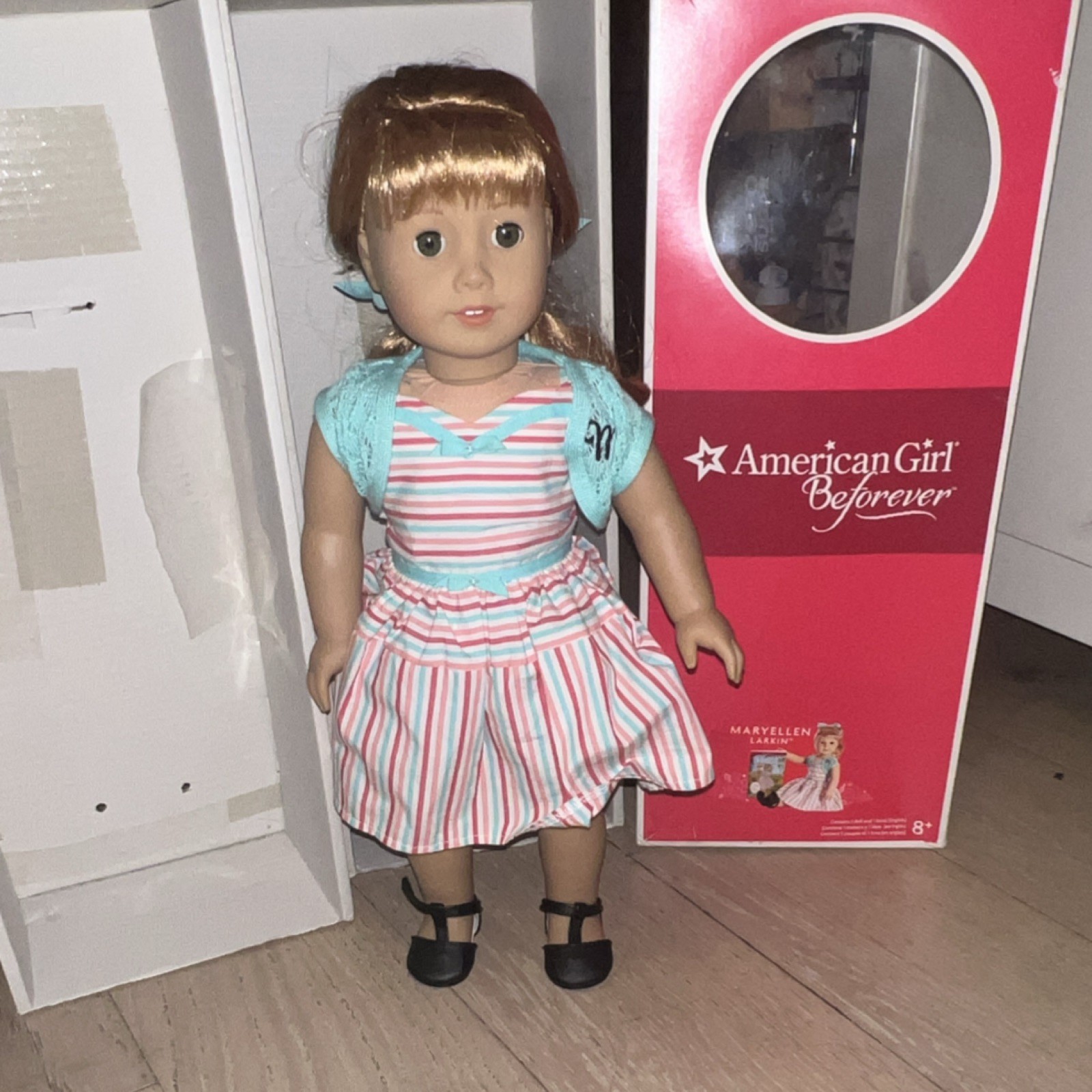 American Girl BeForever Maryellen 18" doll with original box and outfit