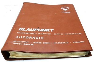 Blaupunkt Autoradio Service Manual Ordner Schaltpläne Werkstatt Unterlagen Bosch