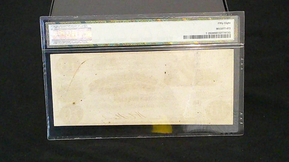 $10-1861 Confederate Paper Note-PMG 58-Choice About Uncirculated - Image 2 of 4