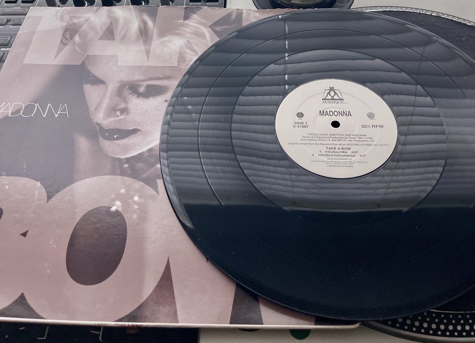 Madonna – Take A Bow OG 1994 Press 12" PROMO In Picture Cover VG+/VG+