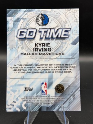 Kyrie Irving 2025-26 Topps Chrome Go Time #GT-7 Dallas Mavericks