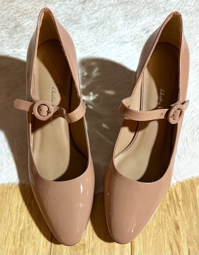SALVATORE FERRAGAMO Ortensia Refracted Silver Heel New Blush Pumps Women’s 8B - Picture 5 of 14