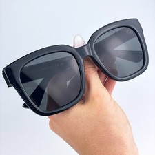 Gucci Women AUTHENTIC Sunglasses Black Grey Square GG1338S 001 BRAND NEW