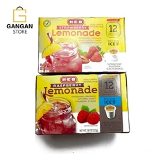 H.E.B - Brew over Ice - Strawberry and Raspberry Lemonade k-cup 24 cups