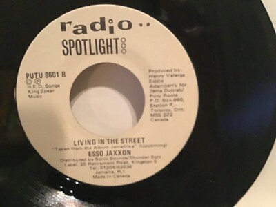 Esso Jaxxon Von Album: Jamafrika Jamaica I Hear You Calling Me 45 LP S