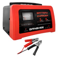 Car Rv Truck Motorcycle Battery Charger Maintainer 6v 12v Amp Volt Smart Trickle