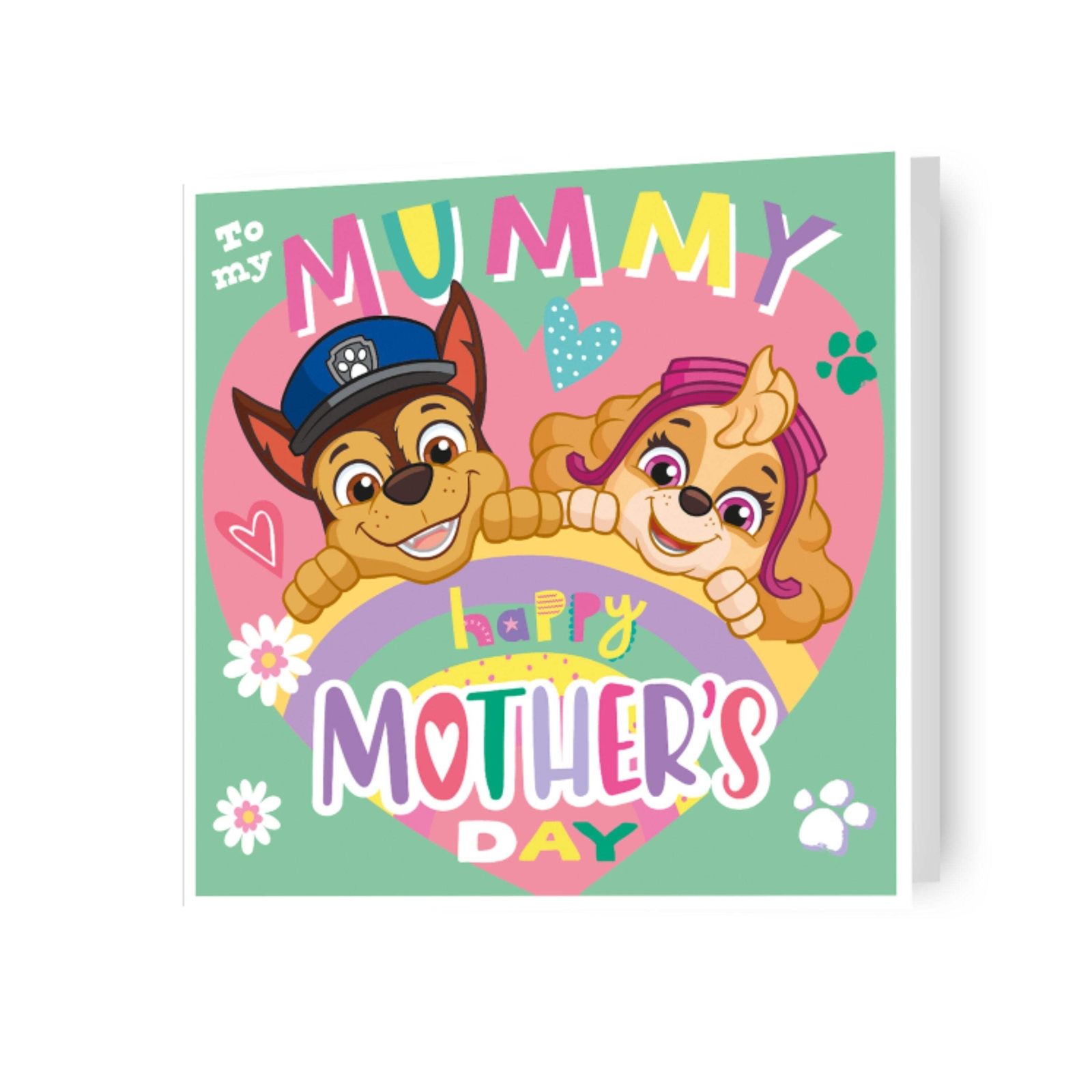 Paw Patrol Mothers Day Card 'To My Mummy' Includes Envelope, Responsibly Sourced