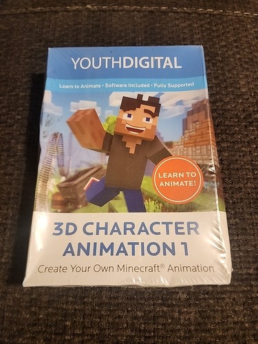 YOUTHDIGITAL 3D CHARACTER ANIMATION 1 CREATE YOUR OWN MINECRAFT - Picture 2 of 10