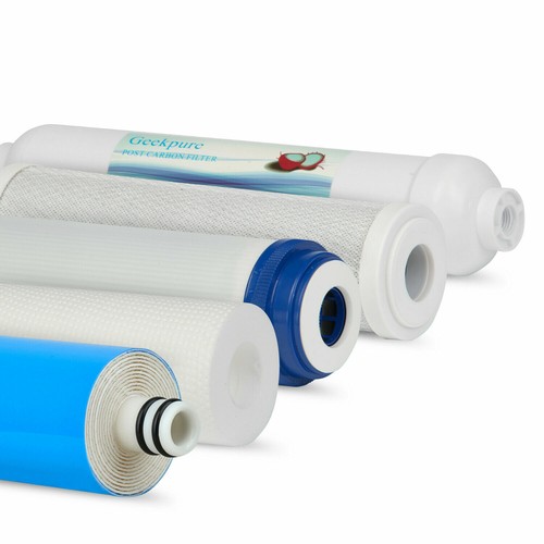 5 Stage Reverse Osmosis Water Filter Replacements Set w/ 75 GPD NSF Ro Membrane - Picture 3 of 7
