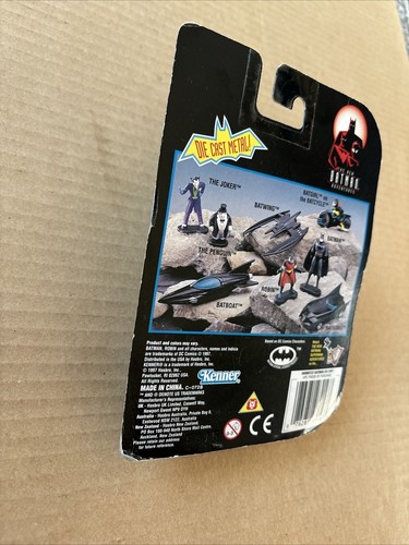 BATMAN The New Batman Adventures -THE JOKER -Die Cast Metal Figure -1997 KENNER - Afbeelding 5 van 18