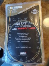 addi Turbo  LACE Circular Knitting Needles Skacel US 000 1.5 mm 40" 100cm 