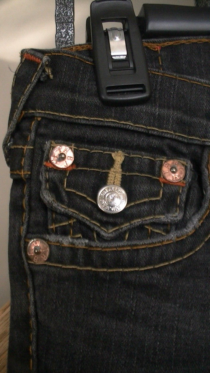 True Religion Joey Twist Flare Black Jeans Girls' Size 10 | eBay