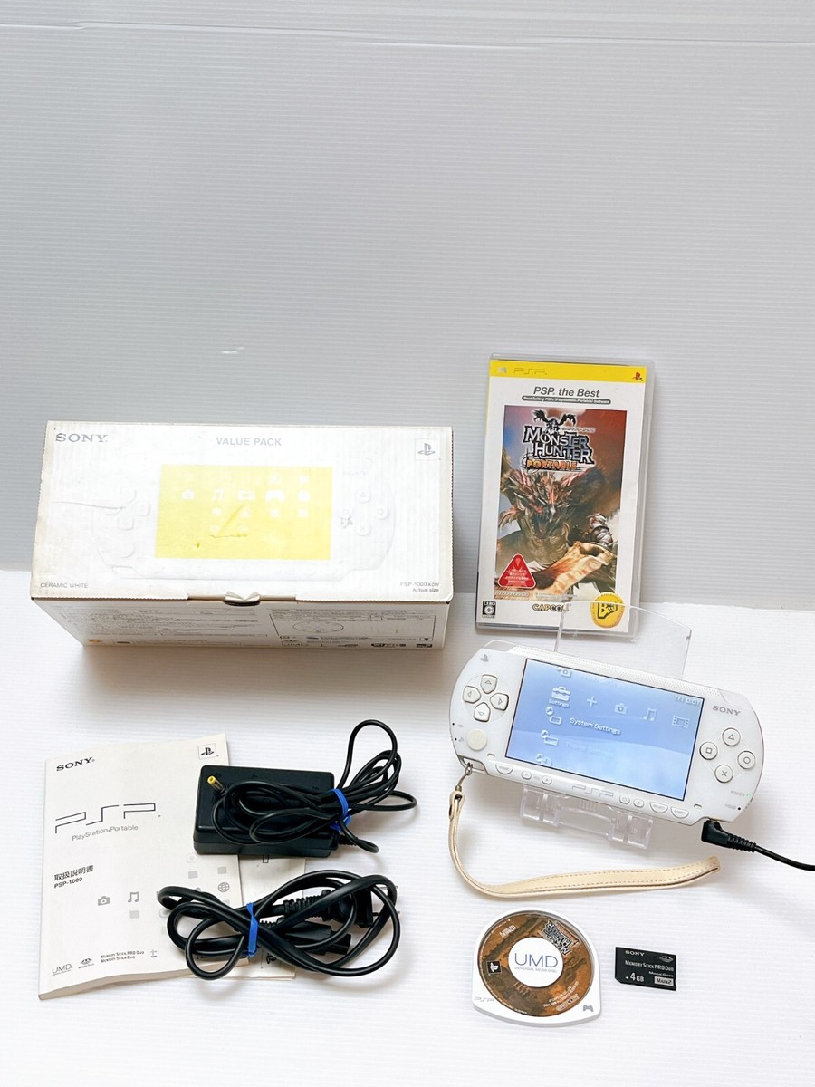 PlayStation Portable - ☆未使用☆PSP 1000 value pack Sony PSP-1000 Ceramic White FW 6.31 Console VALUE PACK w