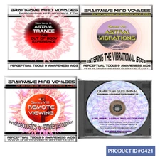 4 CD ASTRAL PROJECTION-OUT OF BODY EXPERIENCE OBE OOBE SOUL TRAVEL BRAINWAVE AID