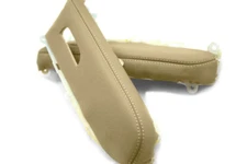 Door Panel Armrest Leather Synthetic Cover for Toyota Prius 04-09 Beige