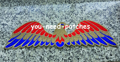 Elvis Presley jumpsuit cape american eagle COLLAR PATCH costume sew embroidery