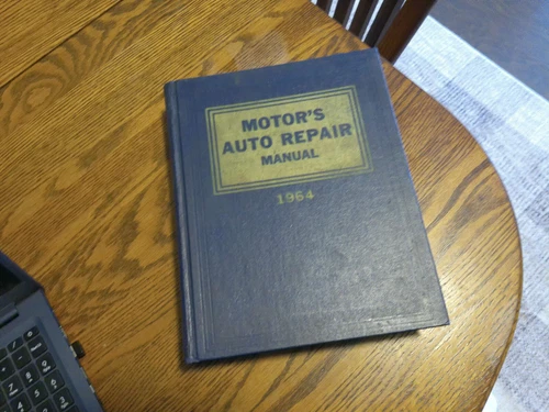 Vintage 1964 Motors Manual Hardbound Covers 1955-1964 Domestic Models Car Repair