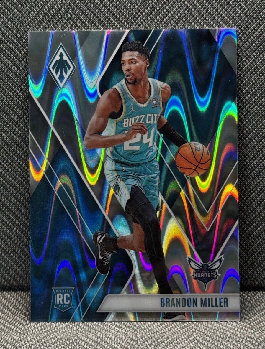 2023-24 Panini Phoenix #273 Brandon Miller RC Seismic /125 SP Hornets RC 🔥