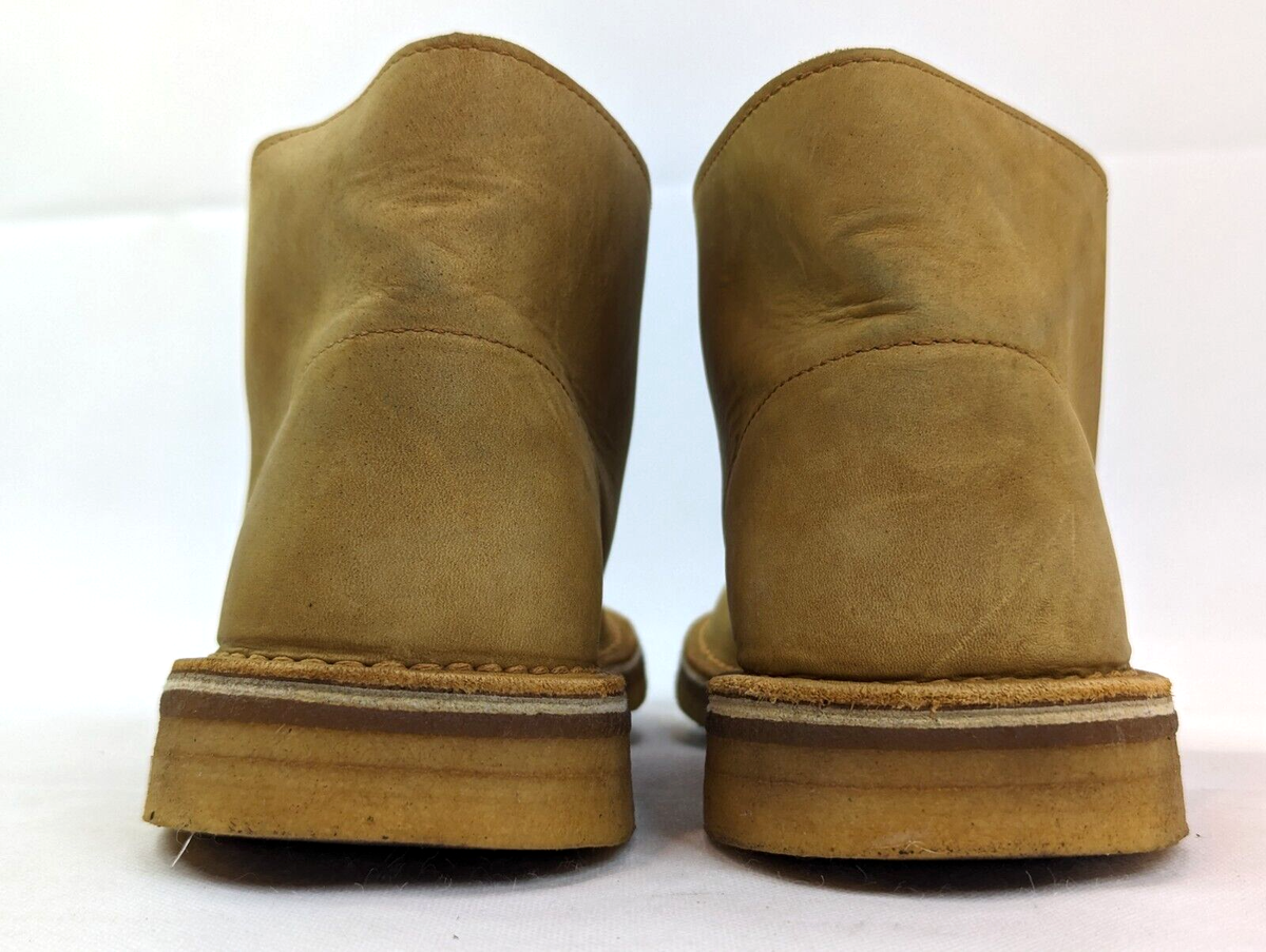 Yellow Suede Chukka Boots Clarks Men’s size 12 Clarks Originals Mens Desert Coal Boots Mustard Yellow Suede main image 4
