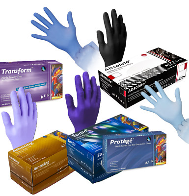 Extra Large XL Nitrile Exam Gloves - Disposable Latex & Powder Free, Medical