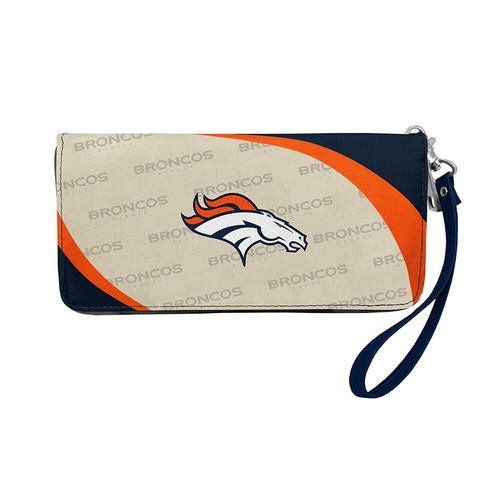 Denver Broncos NFL Women's Curve Zip Organizer Wallet / Purse - 第 1/3 張圖片