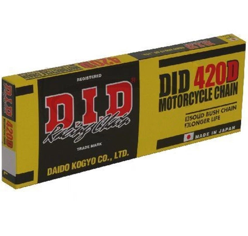 Kit de piñón 420D cadena natural, delantero y trasero para Street YAMAHA YSR50 1987-1992 Foto 2 de 4